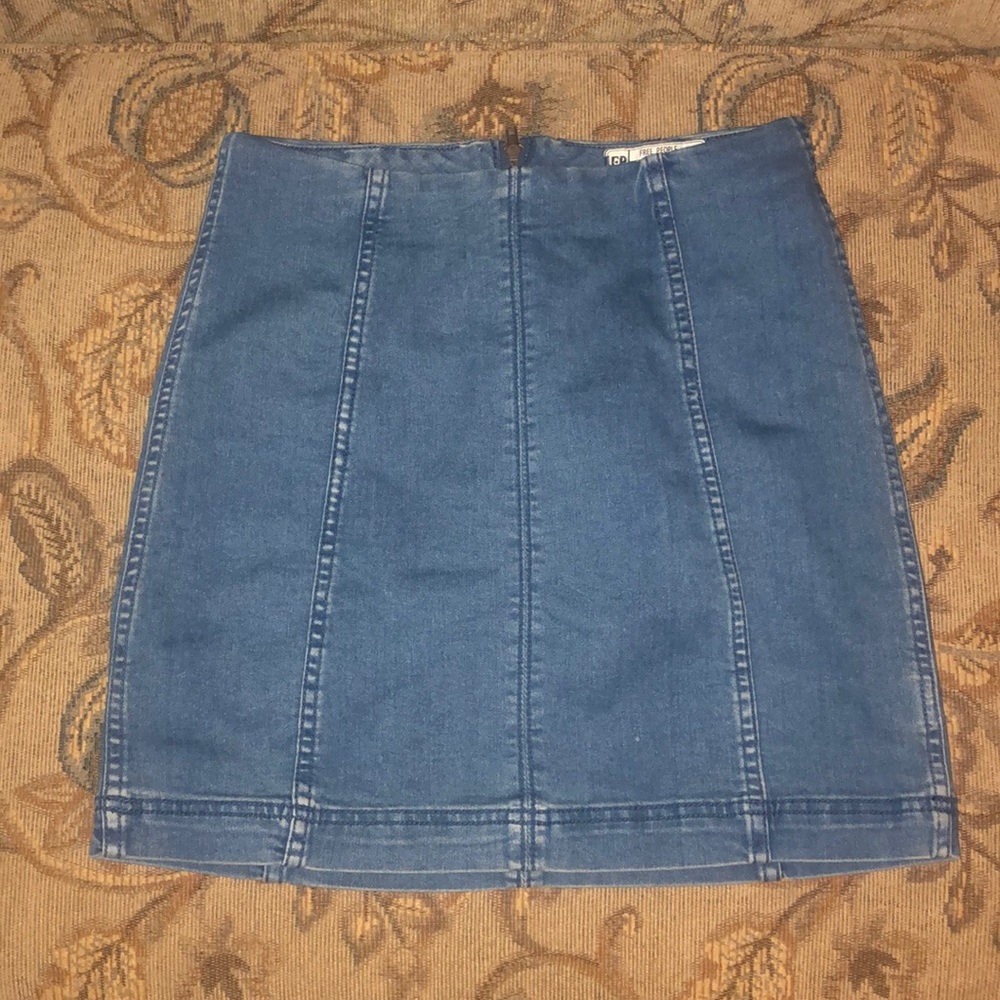 Free people Denim skirt